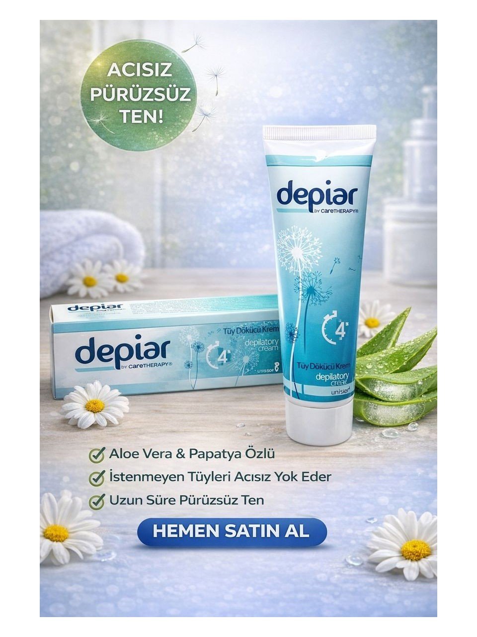 Depiar Tüy Dökücü Krem