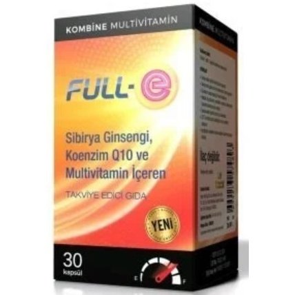 Full E Vit Ve Ko-q10 & Gingseng Multivitamin 30 Kapsül