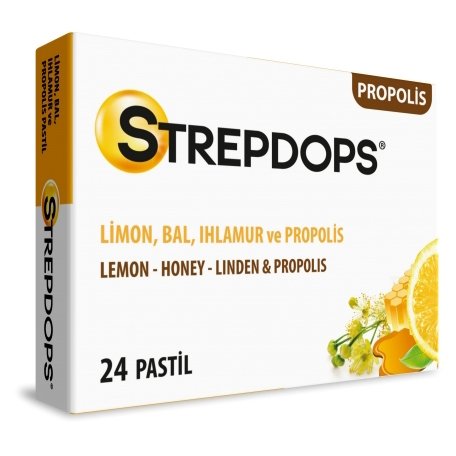 Strep Dops Limon Bal Ihlamur Propolis Pastil