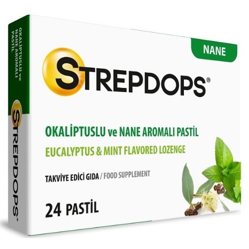 Strep Dops Okaliptus Nane Pastil
